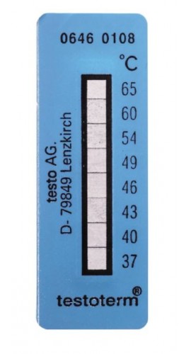Testo 0646-0108 Testoterm bandelettes de mesure de la temp&amp;eacute;rature, 37 &amp;agrave; 65 &amp;deg;C-