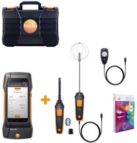 Testo 400 Combo Kit for comfort professionals in high performance buildings-