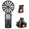 Testo 417 Digital Vane Anemometer Kit with measurement funnels, 59.1 to 3937 fpm, 0 to 259 CFM-