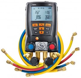 Testo 557 Ensemble d’aide au montage digitale avec Bluetooth et lot de 4 tuyaux flexibles-