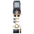 Testo 557s Ensemble de collecteurs num&amp;eacute;riques intelligents avec sondes de temp&amp;eacute;rature et de vide sans fil et tuyaux, -14 &amp;agrave; 870 psi-
