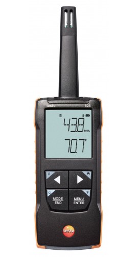 Testo 625 Thermo-hygrom&amp;egrave;tre num&amp;eacute;rique, 0 &amp;agrave; 100 % HR, -20 &amp;agrave; 60&amp;deg;C-