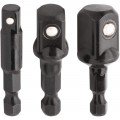 Titan 12061 Socket Adapter Set, 3-piece, stubby-