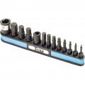 Titan 16038 Ensemble d'embouts hexagonaux &amp;agrave; chocs, m&amp;eacute;trique, lot de 13-