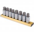 Titan 16132 Ensemble de douilles &amp;agrave; embout, prise 12.7 mm, lot de 8-