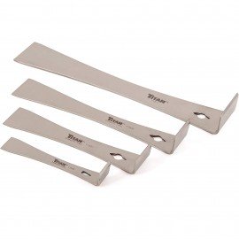 Titan 17009 Pry Bar/Scraper Set, 4-piece, stainless steel-
