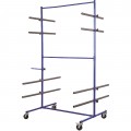 Titan 19988 Mobile Bumper Storage Rack, 350 lbs, 46-1/2&amp;quot; x 58&amp;quot; x 84&amp;quot;-