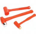 Titan 63133 3-Piece Dead Blow Hammer Set, brass, ball-pein, and dead blow, 12 oz, 1 lbs, and 1/2 lbs-