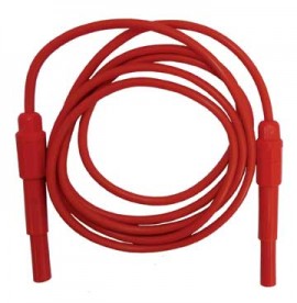 TPI 123501R/5F Test Lead with Banana Plugs, 5&#039;, Red-