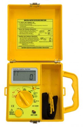TPI ERT1500 Digital Earth Resistance Tester, 20/200/2,000&amp;Omega;-