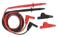 TPI TL1000RB Right-Angle Modular Test Lead Set with Alligator Clips-