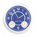 Traceable 1071 Analog Wall Clock with Temperature and Humidity-