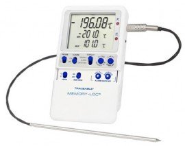 Traceable 6458 Memory-Loc LN2 Cryo Datalogging Thermometer, -320.8 to 221&amp;deg;F-