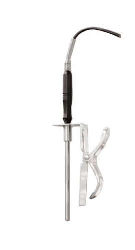 Traceable 7396 Stainless-Steel Probe clamp for 6406 extra-extra-long-probe waterproof thermometers-