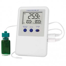 Traceable 98767-58 Ultra Refrigerator/Freezer Thermometer with calibration, 1 bottle/1 bullet probe, -58 to 158&amp;deg;F-