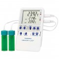 Traceable 98767-66 Memory-Loc Data Logging Thermometer with calibration, 2 vaccine probes, -58 to 158&amp;deg;F-