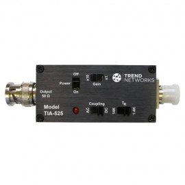 TREND Networks TIA525I-FC Optical to Electrical Converter, InGaAs, DC to 125 MHz, FC-