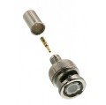 Triplett 305-5TP Male BNC Crimp/Crimp Connector with 50 &amp;ohm;, 10-pack-