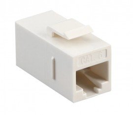 Triplett CAT6-CPL-WH CAT6 RJ45 Inline Coupler, white-