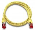 Triplett CAT6A-3YL CAT6A 10GBPS Professional Grade Patch Cable, SSTP, 26 AWG, 3', yellow-