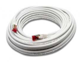 Triplett CAT6A 10 GBPS Professional Grade Patch Cable, 50', white-