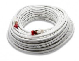 Triplett CAT6A 10 GBPS Professional Grade Patch Cable, 75&#039;, white-