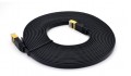Triplett CAT7-100BK C&amp;acirc;ble de raccordement blind&amp;eacute; CAT7 SF/FTP, 30.48 m, noir-