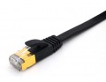Triplett CAT7-25BK C&amp;acirc;ble de raccordement blind&amp;eacute; CAT7 SF/FTP, 7.62 m, noir-