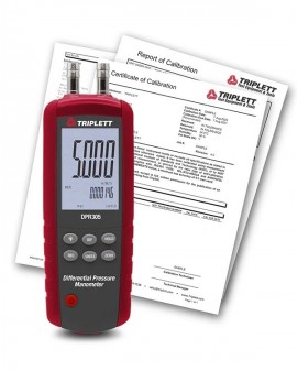 Triplett DPR305-NIST Manom&amp;egrave;tre de pression diff&amp;eacute;rentielle, 5 psi-