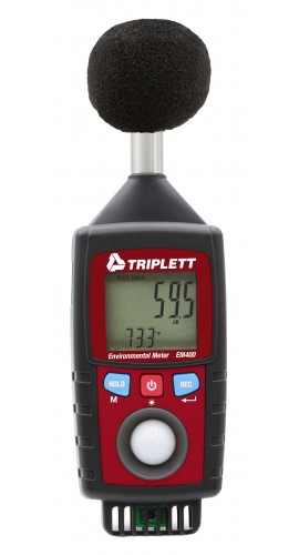 Triplett EM400 8-in-1 Environmental Meter with sound-