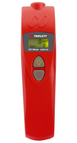 Triplett GSM130 Portable Carbon Monoxide Meter, 0 to 999 ppm-