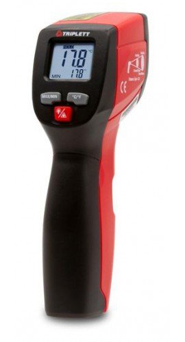 Triplett IRT220 12:1 Infrared Thermometer, -4 to 932°F (-20 to 500°C)-