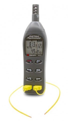 Triplett RHT37-NIST Digital Psychrometer with type-K probe, 328 to 2498&amp;deg;F-