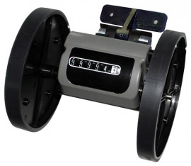Trumeter 2300-54MFFG Appareil de mesure de longueur m&amp;eacute;canique &amp;agrave; 2 roues, pieds, rotation vers le haut-