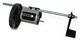 Trumeter 2401-54MFYC 1-Wheel Mechanical Length Measuring Unit, Yards, Top-Coming-