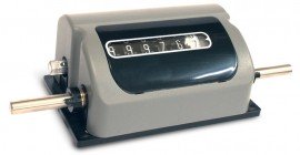 Trumeter 3602 TG Series Mechanical Totalizing Counter, feet and inches, 64:105-