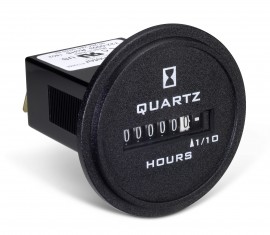 Trumeter 722-0003 Compteur d'heures CA &amp;eacute;lectrom&amp;eacute;canique, encastr&amp;eacute; rond-