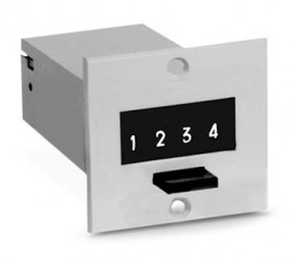 Trumeter D8-4906 6-Digit Electromechanical Counter, 24 VDC, D Base Mount-
