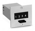 Trumeter D8-4906 6-Digit Electromechanical Counter, 24 VDC, D Base Mount-
