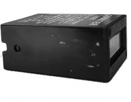 Trumeter E660 Series Non-Reset Totalizing Counter, 12 V DC, 10 CPS, rear mount with terminal pins-