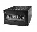 Trumeter E760 Series Non-Reset Totalizing Counter, 12 V DC, 20 CPS, M3 threads, rear mount with terminal pins-