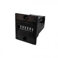 Trumeter KE 610 Series Non-Reset Totalizing Counter, 110 V DC, 10 CPS, 1.535 x 1.811" flange mount-