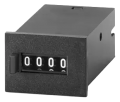 Trumeter MK S&amp;eacute;rie Compteur de totalisation &amp;agrave; 4 chiffres, 24 V CC, 25 CPS, bouton manuel, montage par pince &amp;agrave; ressort,-