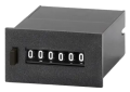 Trumeter MK Series 6-Digit Totalizing Counter, 115 V AC, 18 CPS, manual and electric, spring clip mount,-