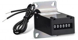 Trumeter RV11-4916 Non-Reset Counter, 4.6/6 VDC, Front/V-Base Mount-