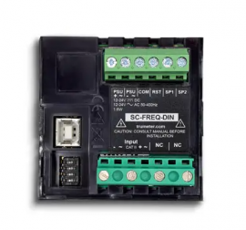 Trumeter SC-FREQ-DIN Conditionneur de signal de fr&amp;eacute;quence, montage sur rail DIN, 2 &amp;agrave; 400 Hz-