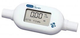 TSI Alnor 4040 Mass Flowmeter for Gases (Air, O<sub>2</sub>, N<sub>2</sub>, Air/O<sub>2</sub> Mixture) with LCD, 0 to 300 Std L/min, 22 mm ISO-