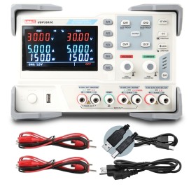 UNI-T UDP3303A Classic-Series Linear DC Power Supply with 3 channels, 195 W, 30 V/3 A x 2-