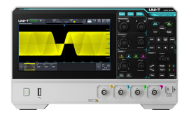UNI-T UPO1082HD HD Oscilloscope with REAL 12-bit resolution, 80MHz, 1.25 GSa/s, 2 CH, Memory Depth: 100 Mpts, 1,000,000 wfm/s, 7&quot; HD multi-touch display-