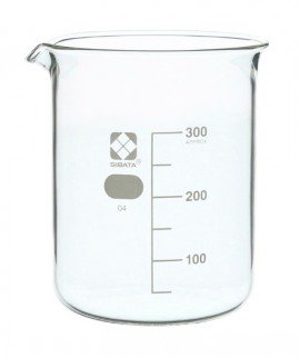 VEE GEE 10020-300A SIBATA Glass Beaker, 300 mL, 10-pack-